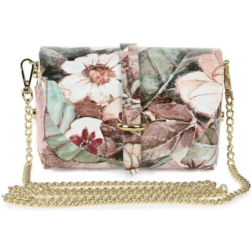 Bags Women Handbags Vera Pelle P4561003 Cream, Pink, Grey