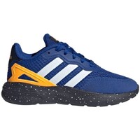 Shoes Children Low top trainers adidas Originals Nebzed Lifestyle Lace Running White, Navy blue