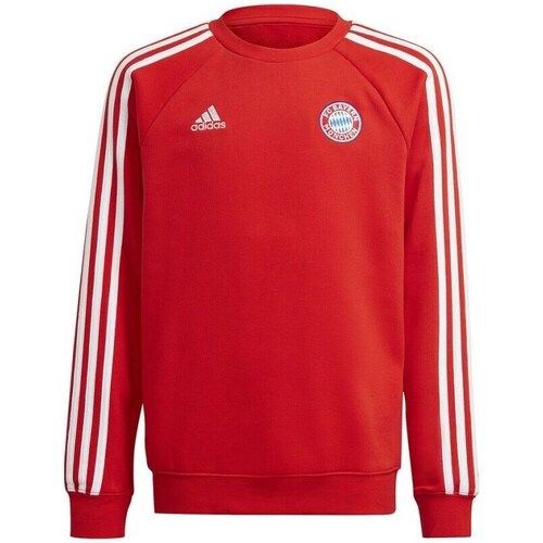 Clothing Boy Sweaters adidas Originals Fc Bayern Crew Jr Red