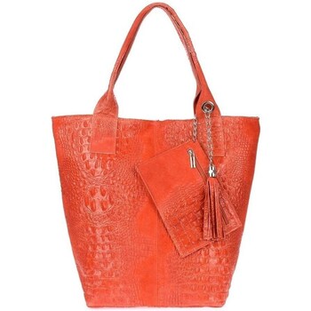 Bags Women Handbags Vera Pelle L94coral61929 Orange