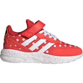 Shoes Children Low top trainers adidas Originals Nebzed X Disney Minnie Mouse Red