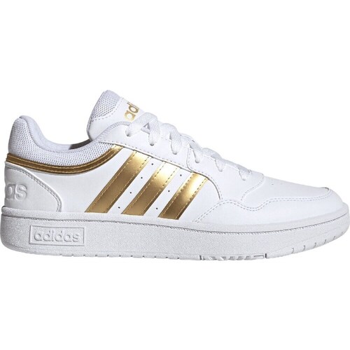 Shoes Women Low top trainers adidas Originals Hoops 3.0 Golden, White