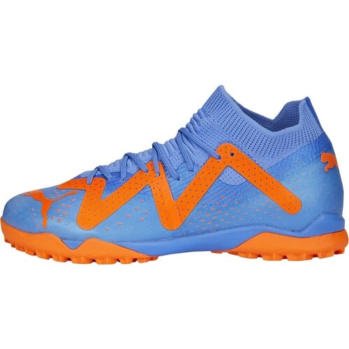 Shoes Children Football shoes Puma Future Match Tt+mid Junior Blue, Orange