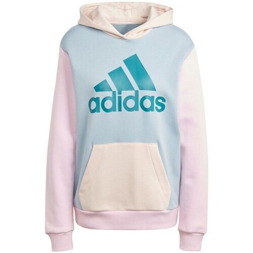 Clothing Women Sweaters adidas Originals Essentials Logo Boyfriend Fleece Light blue, Pink, Turquoise
