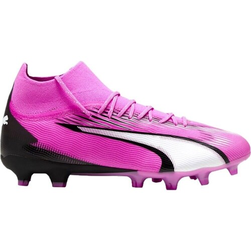 Shoes Men Football shoes Puma Ultra Pro Fg ag White, Black, Pink