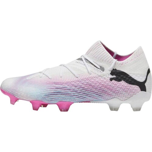 Shoes Men Football shoes Puma Future 7 Ultimate Fg ag White, Pink