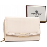 Bags Women Wallets Peterson PTN001LAK71098 Cream