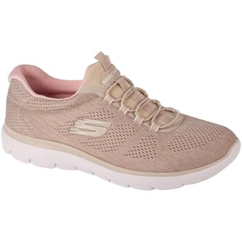 Shoes Women Low top trainers Skechers Summits Fun Flair Pink
