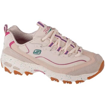 Shoes Women Low top trainers Skechers D'lites Bold Views Beige, Pink