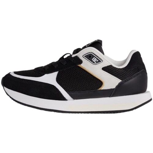 Shoes Women Low top trainers Tommy Hilfiger FW0FW07700BDS Black, White
