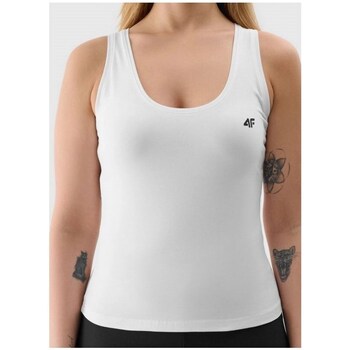 Clothing Women Short-sleeved t-shirts 4F 4FWSS24TSLEF04110S White