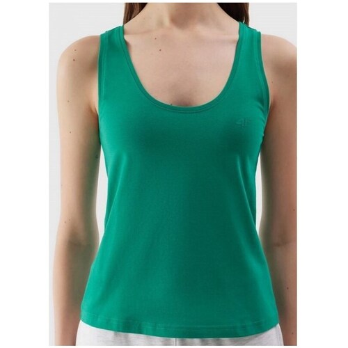 Clothing Women Short-sleeved t-shirts 4F 4FWSS24TSLEF04141S Green