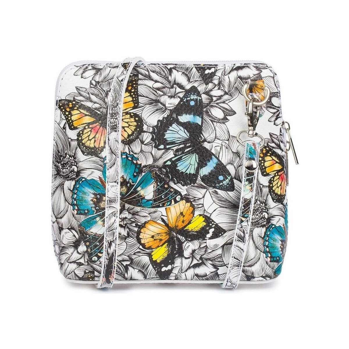 Bags Women Handbags Vera Pelle K0371307 Black, Orange, White, Blue