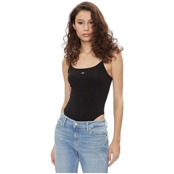 Clothing Women Short-sleeved t-shirts Tommy Hilfiger DW0DW17993BDS Black