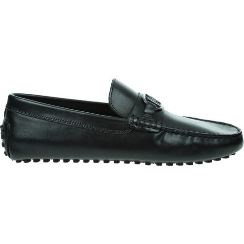 Shoes Men Loafers Karl Lagerfeld Hagan Kl Bit Logo Driver Black