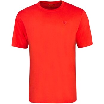 Clothing Men Short-sleeved t-shirts Guess BASIC Red