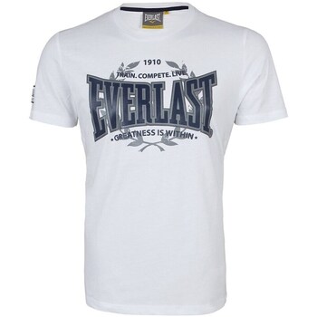 Clothing Men Short-sleeved t-shirts Everlast EVR6520WHITE White
