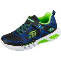 Shoes Children Low top trainers Skechers Flex Glow Blue, Black, Celadon