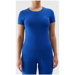 Clothing Women Short-sleeved t-shirts 4F 4FWSS24TTSHF116136S Blue