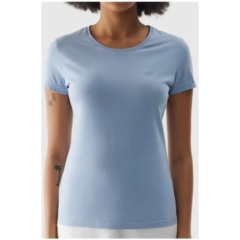 Clothing Women Short-sleeved t-shirts 4F 4FWSS24TTSHF116134S Blue