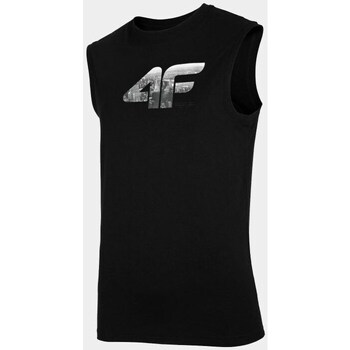Clothing Men Short-sleeved t-shirts 4F 4FWSS24TSLEM11420S Black