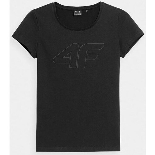 Clothing Women Short-sleeved t-shirts 4F 4FWSS24TTSHF116320S Black