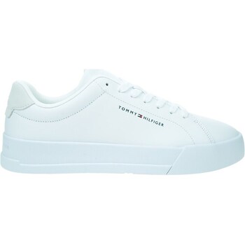 Shoes Men Low top trainers Tommy Hilfiger Court Leather White