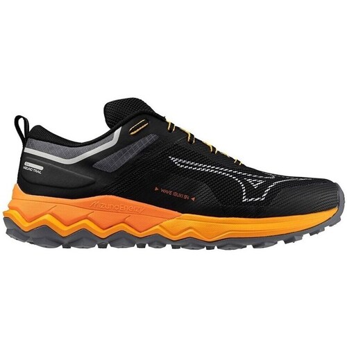 Shoes Men Running shoes Mizuno Wave Ibuki 4 Black, Orange