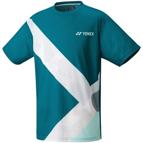 Clothing Men Short-sleeved t-shirts Yonex CTYM00444BG Turquoise
