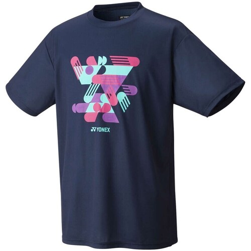Clothing Men Short-sleeved t-shirts Yonex Unisex Practice T-shirt Marine
