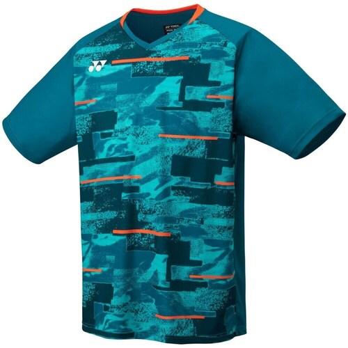 Clothing Men Short-sleeved t-shirts Yonex CTYM00344BG Turquoise