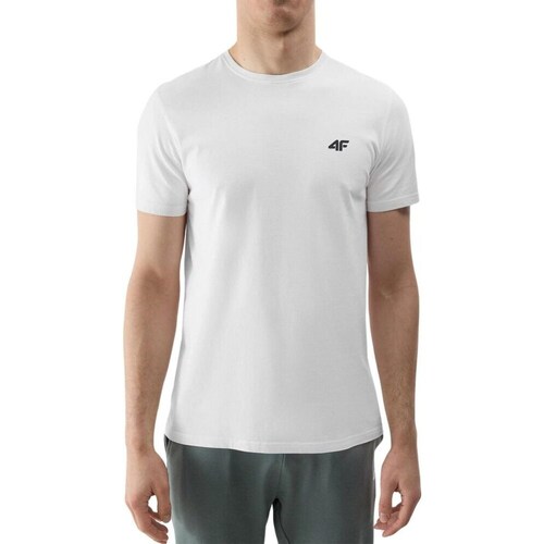 Clothing Men Short-sleeved t-shirts 4F K15493 White