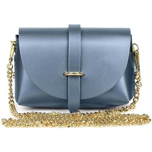 Bags Women Handbags Vera Pelle P4553595 Blue, Navy blue