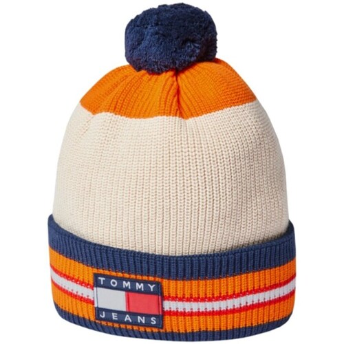 Clothes accessories Men Hats / Beanies / Bobble hats Tommy Hilfiger AM0AM07945 Navy blue, Beige, Orange