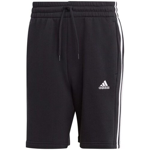 Clothing Men Cropped trousers adidas Originals Essentials Fleece 3-stripes Black
