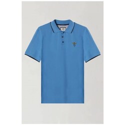 Clothing Men Short-sleeved t-shirts Aeronautica Militare PO1308P8221287 Blue