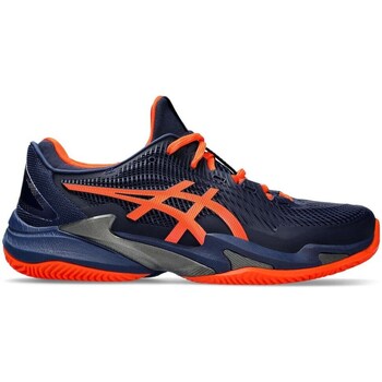 Shoes Men Tennis shoes Asics Court Ff 3 Clay Navy blue, Orange