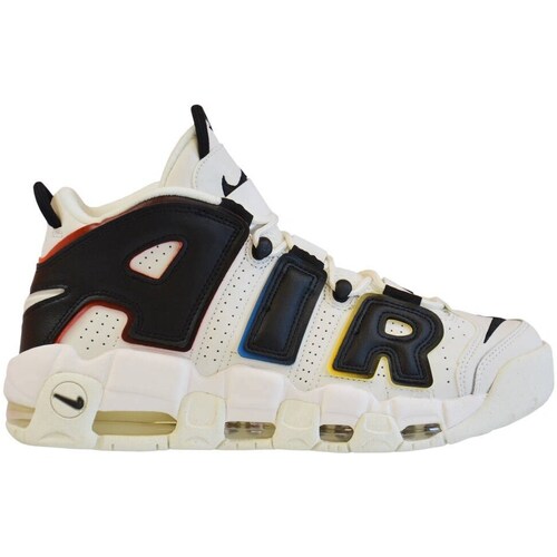 Shoes Men Mid boots Nike Air More Uptempo 96 Cream, Black
