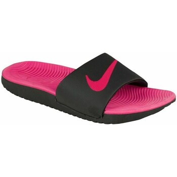 Shoes Children Flip flops Nike Kawa Slide Gs Ps Black, Pink