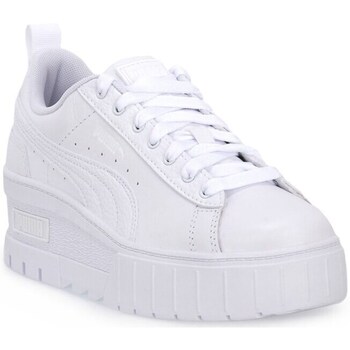 Shoes Women Low top trainers Puma 04 Mayze Wedge W White