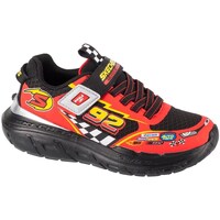 Shoes Children Low top trainers Skechers 402303LBKRD Black, Red