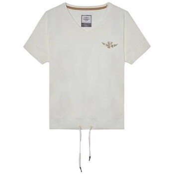 Clothing Women Short-sleeved t-shirts Aeronautica Militare TS2232DJ51057534 Beige