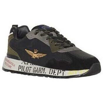 Shoes Men Derby Shoes & Brogues Aeronautica Militare SC214CT305994252 Olive, Black