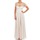 Clothing Women Long Dresses Manoukian 613346 Pink / Beige