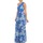 Clothing Women Long Dresses Manoukian 613356 Blue
