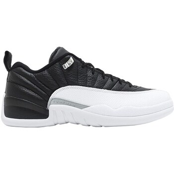Shoes Children Low top trainers Nike Air Jordan Xii Retro Low GS White, Black