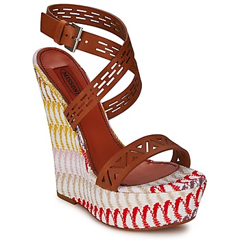 Shoes Women Sandals Missoni XM015 Brown / Multicolour