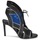 Shoes Women Sandals Roberto Cavalli XPS254-PZ448 Black / Blue