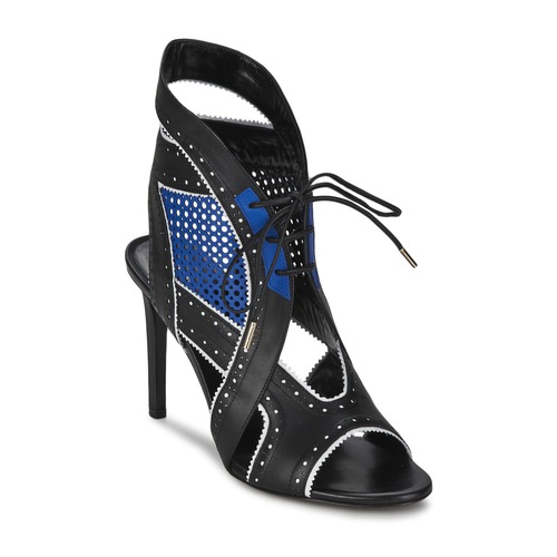 Shoes Women Sandals Roberto Cavalli XPS254-PZ448 Black / Blue