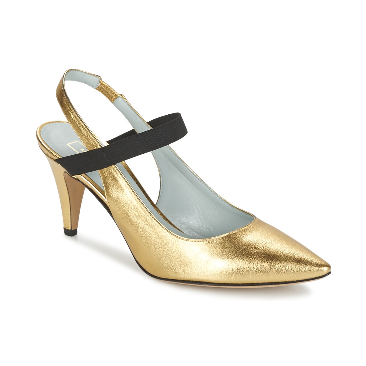 marc jacobs  valery  women's court shoes in gold